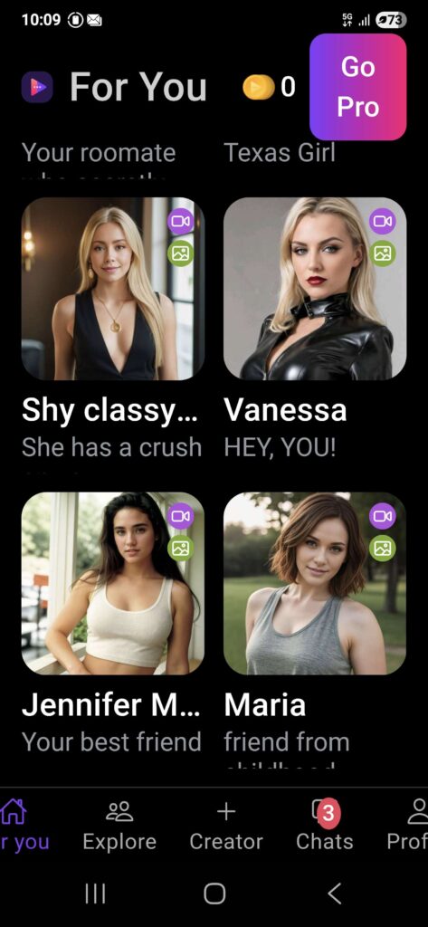 AI Girlfriend : laquelle choisir selon vos envies ? 7 Screenshot 20250610 100918 Dialogue