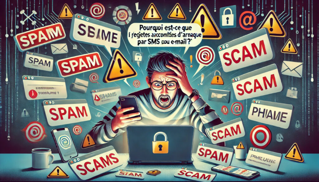 Pourquoi je reçois autant de tentatives d’arnaque par SMS ou e-mail ? 1 arnaques sms email