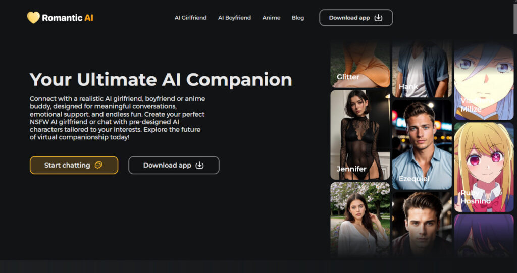 romantic ai
