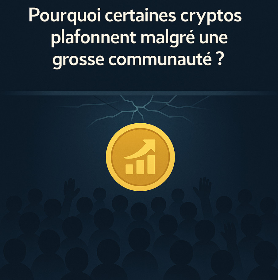 Pourquoi certaines cryptos plafonnent malgré une grosse communauté ? 1 crytos communaute