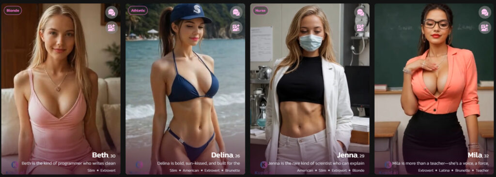 Kupid.ai : test complet d’une IA de petite amie en français (NSFW inclus) 3 kupidai4