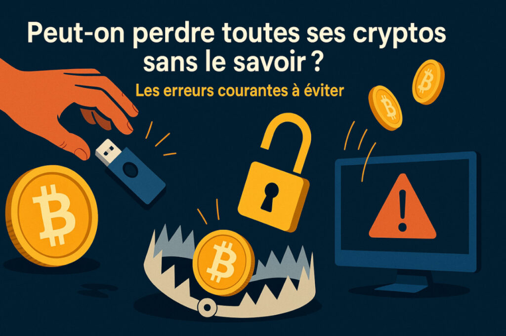 Peut-on perdre toutes ses cryptos sans le savoir ? Les erreurs courantes à éviter 1 perte cryptos