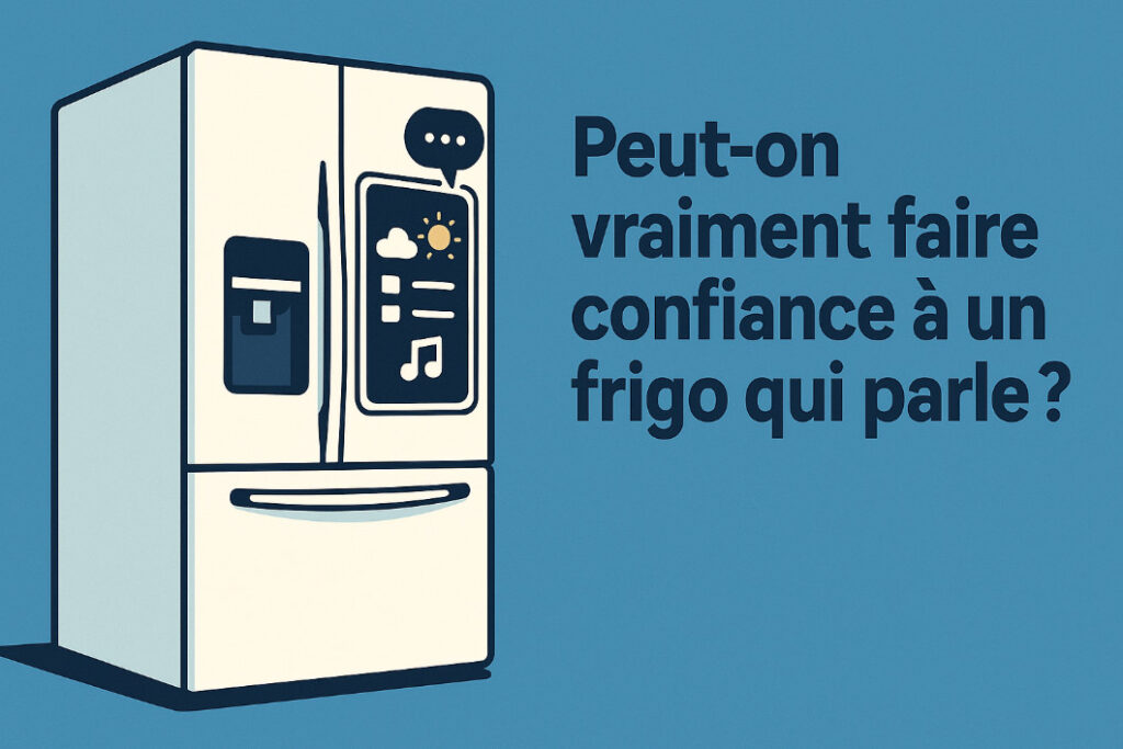 Peut-on vraiment faire confiance à un frigo qui parle ? — IoT, confiance implicite et anthropomorphisme 1 frigo qui parle confiance