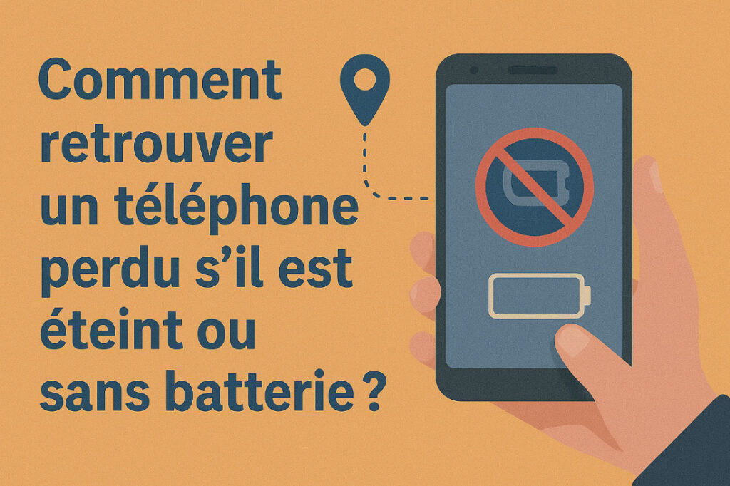 Comment retrouver un téléphone perdu s’il est éteint ou sans batterie ? 1 retrouver telephone perdu