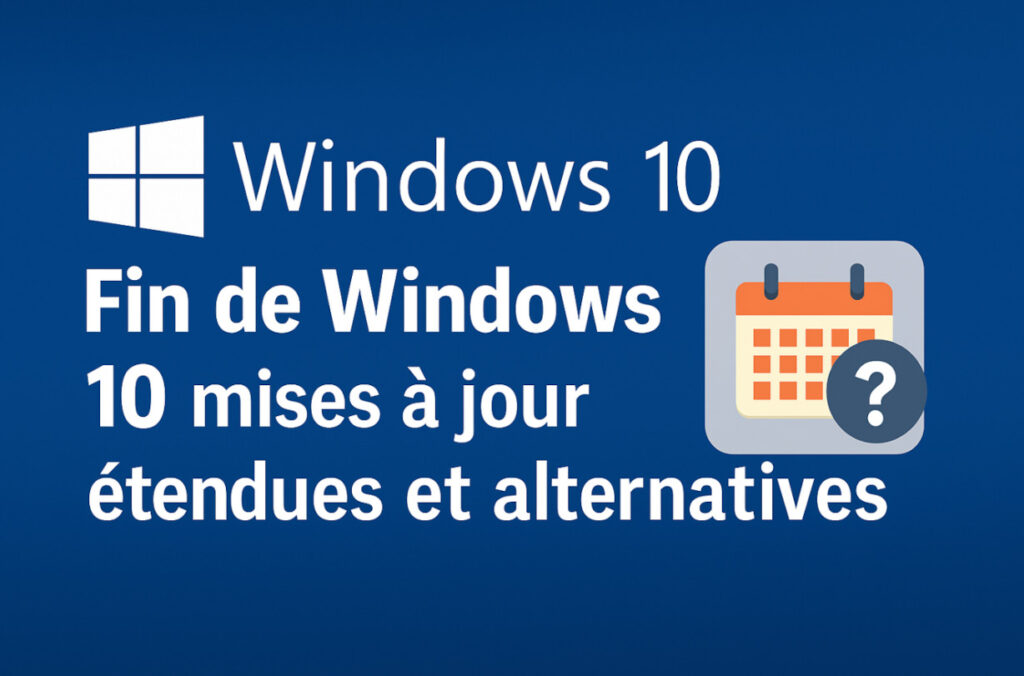 Fin de Windows 10 : mises à jour étendues, solutions alternatives et le dilemme du renouvellement 1 fin windows 10