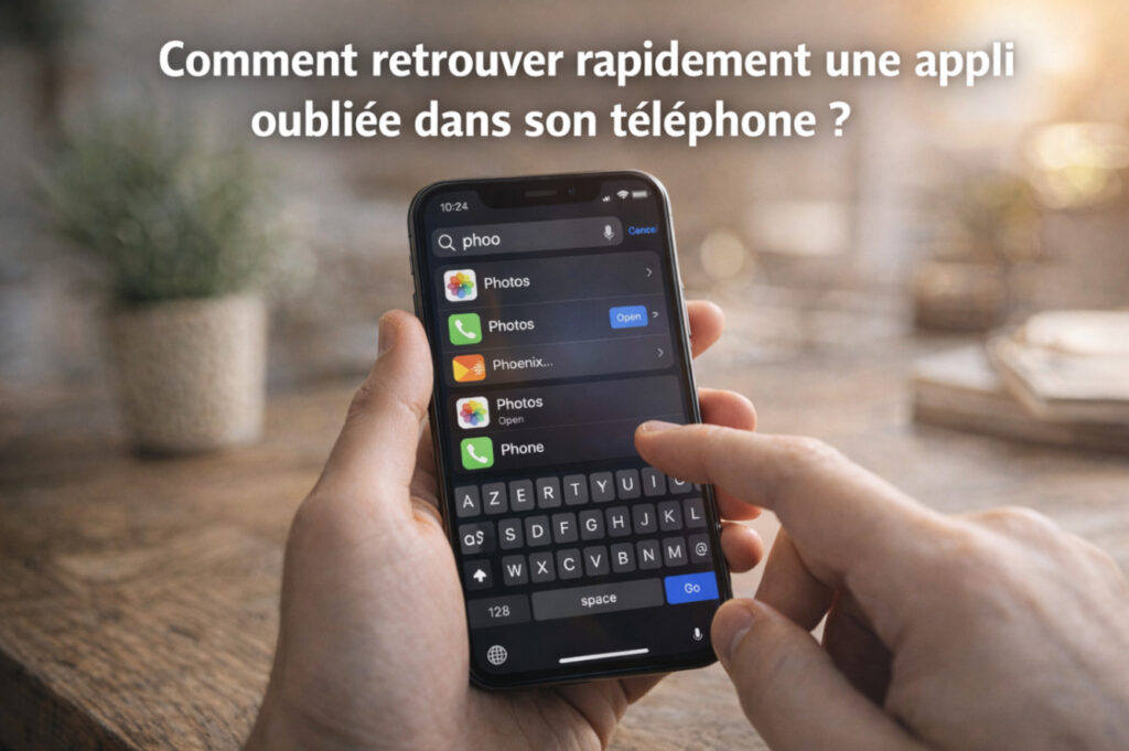 retrouver appli