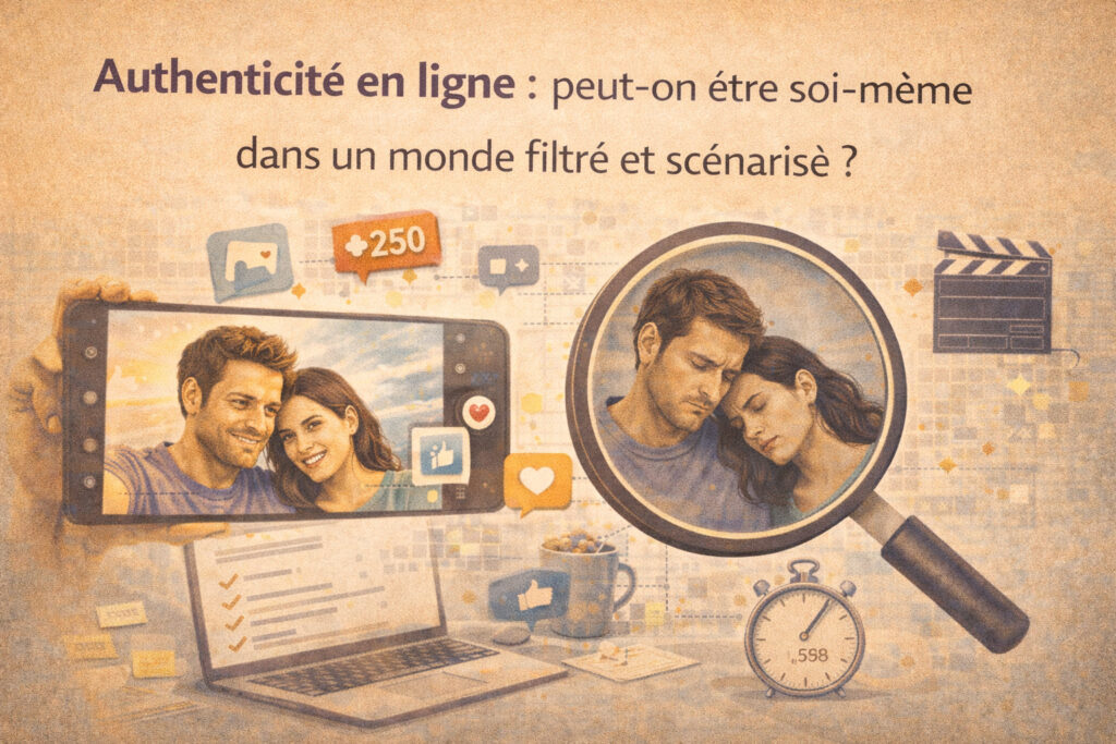 Authenticité en ligne : peut-on être soi-même dans un monde filtré et scénarisé ? 1 authenticite en ligne