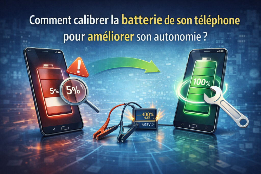 calibrer batterie mobile