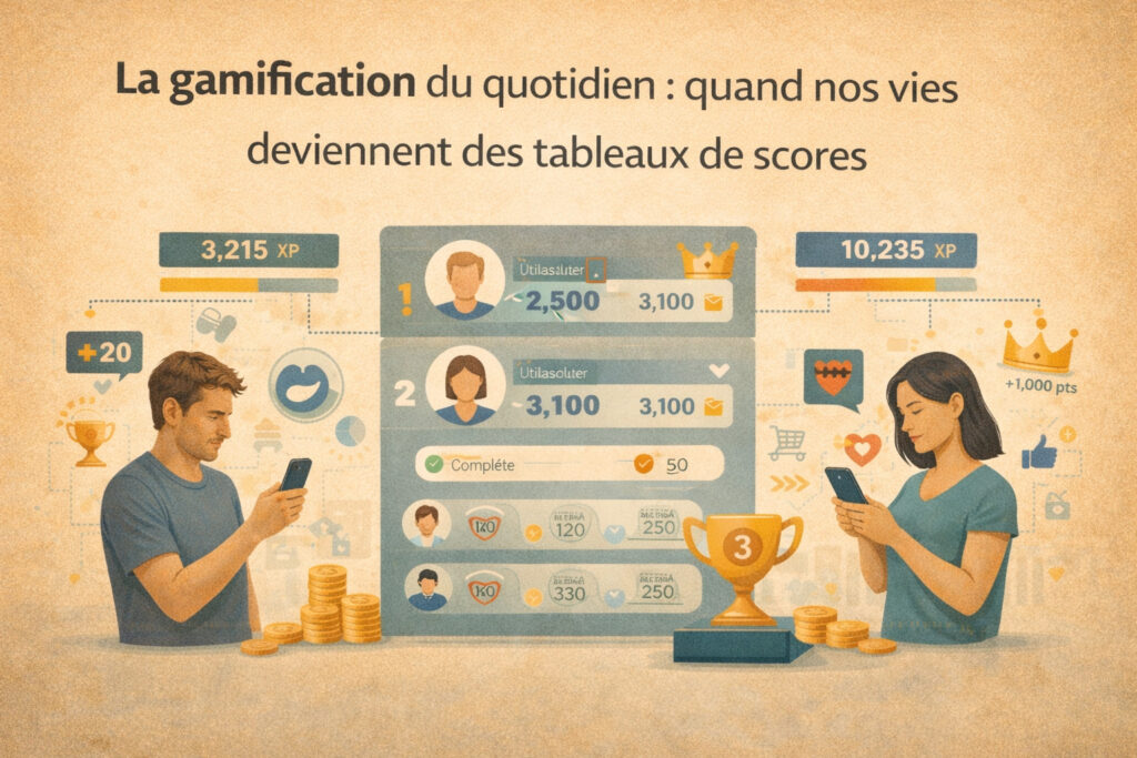 La gamification du quotidien : quand nos vies deviennent des tableaux de scores 1 gamification