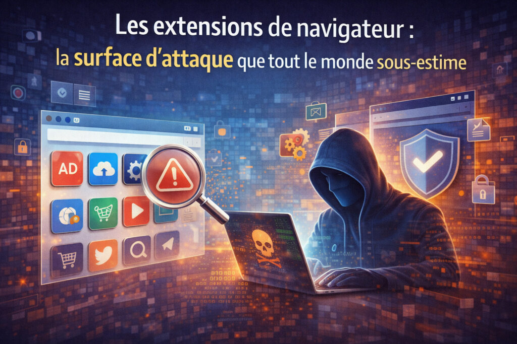 Les extensions de navigateur : la surface d’attaque que tout le monde sous-estime 1 securite extension navigateur
