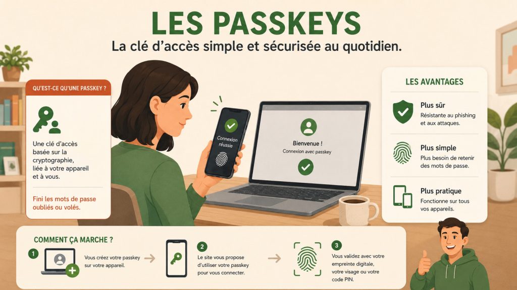 Les passkeys vont-elles enfin remplacer les mots de passe ? 1 passkeys