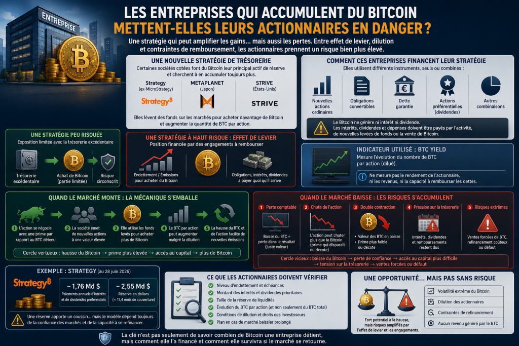 entreprise bitcoin actionnaire